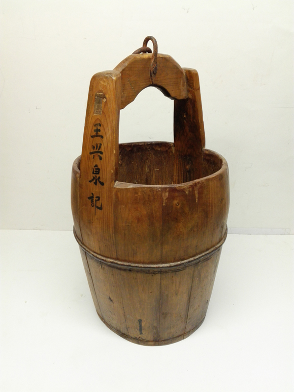 cubo pozo asia china madera alt 38-60 o33 1u